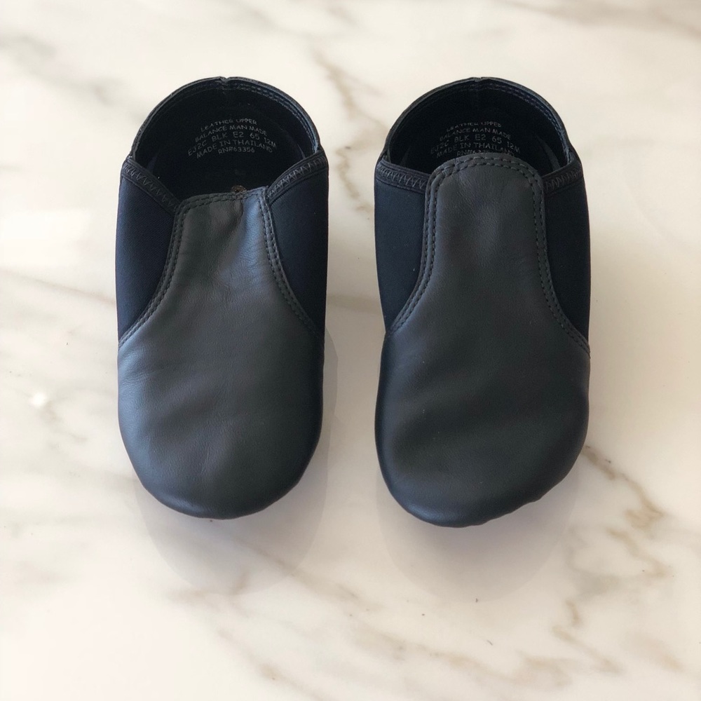 Girls Black Jazz Dance Shoes